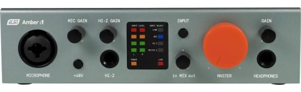 Carte son ESI Amber i1 interface audio USB-C haute performance 24-bit - 10