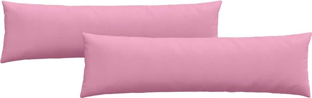 vidaXL Sofakissen 2 pcs Rosa 145 x 40 cm Stoff