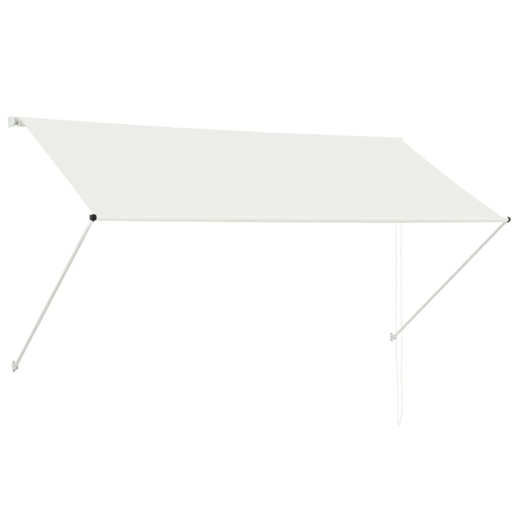 Store banne rétractable crème 250x150 cm - Protège de la chaleur et UV
