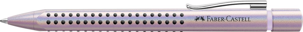 FABER-CASTELL 243912 FABER-CASTELL Kugelschreiber Grip Edition Glam silber Schreibfarbe blau