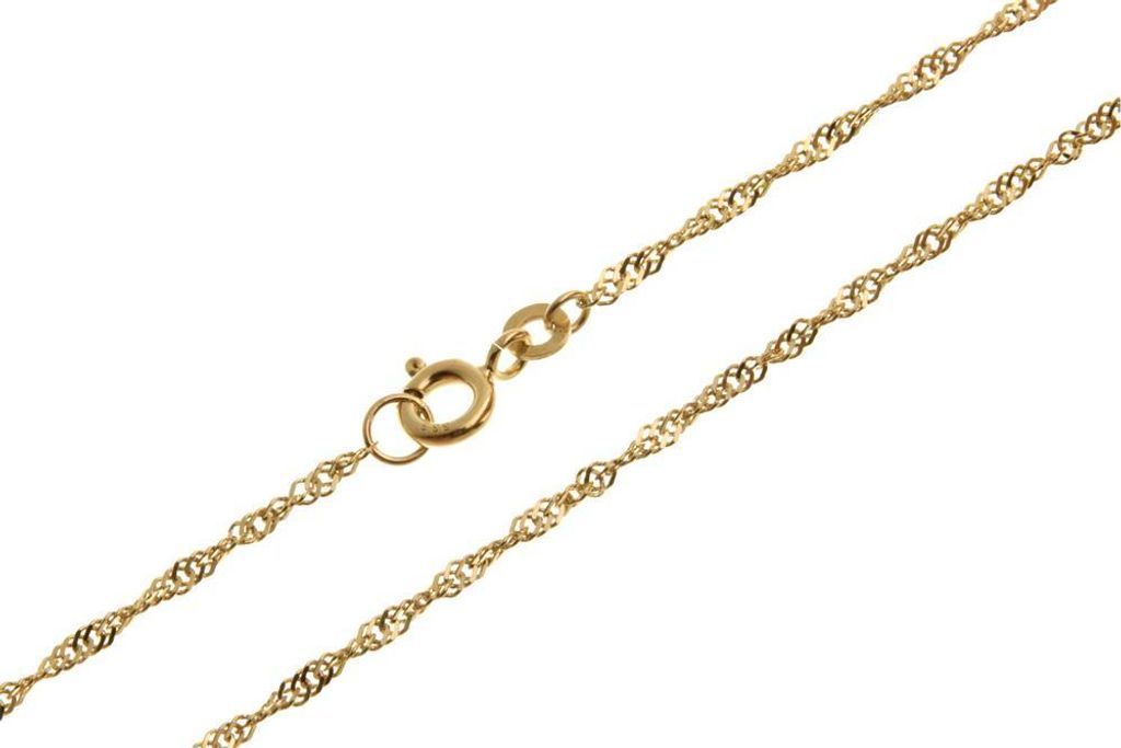 SILBERKETTEN STORE Singapurkette 1,8mm - 333 Gold Länge - Produktbild 