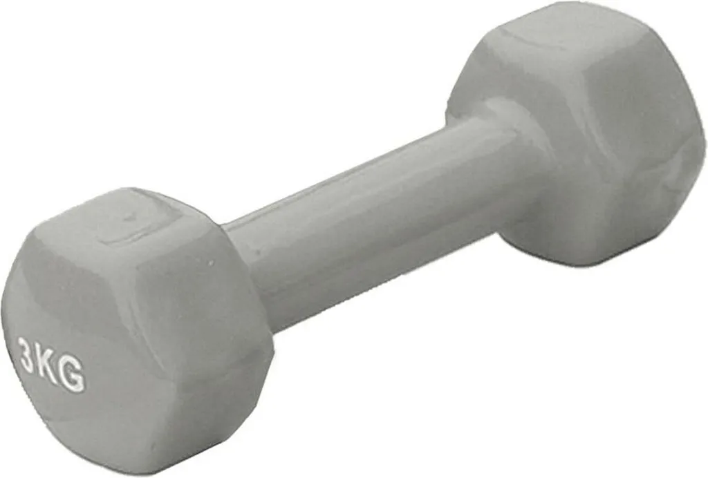 Haltères 3 kg Atipick Gris : Matériel de Sport pour Gym et Tonification