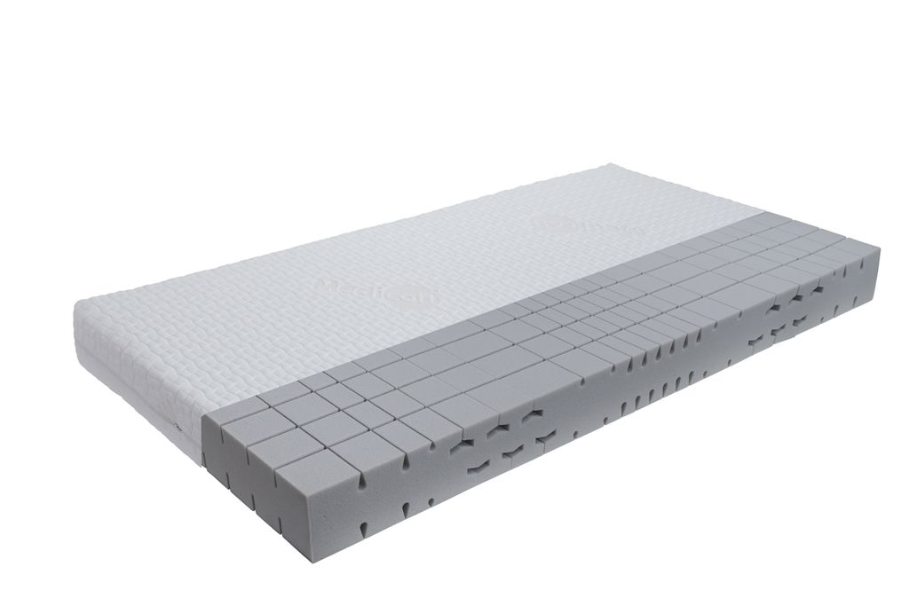 orthopädische 7 Zonen Kaltschaummatratze Sleep-Line-Classic Härte: H2 (bis max. 85kg) Gr. 80x190 cm