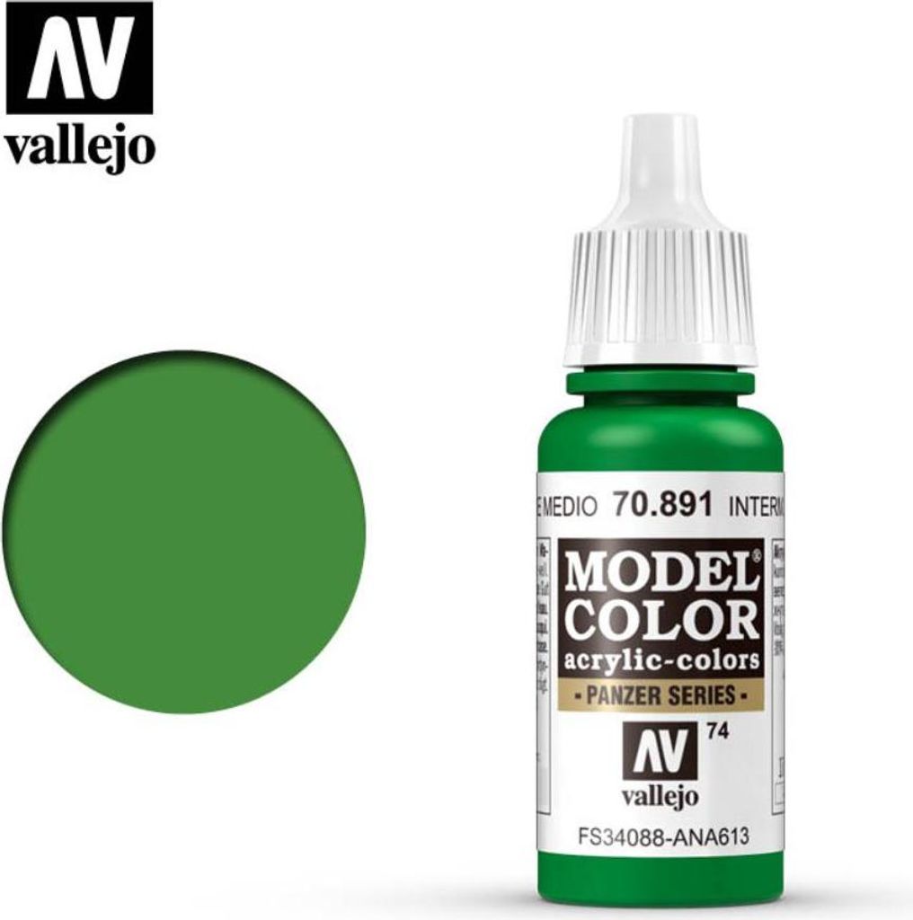 Vallejo 70.891, 17 ml, Grün, Matte, Flasche Produktbild 
