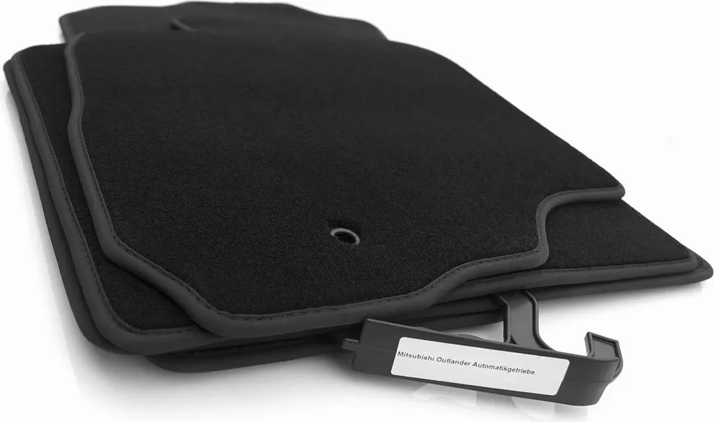 Set Tappetini Mitsubishi Outlander Velluto Nero - Standard Originale