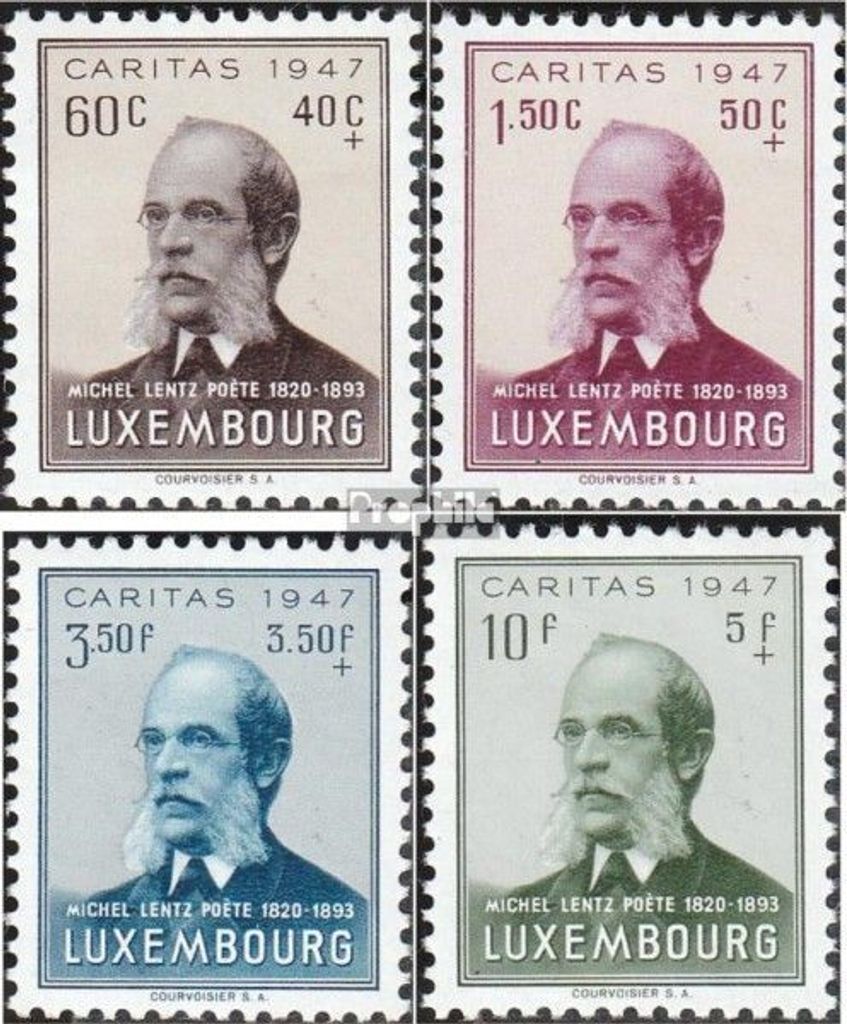 Briefmarken Luxemburg 1947 Mi 427-430 (kompl.Ausg.) postfrisch Caritas