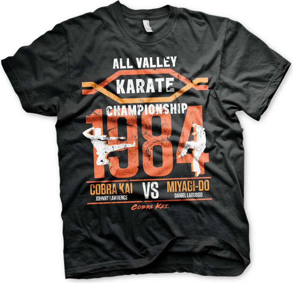 Cobra Kai T-Shirt Herren All Valley Championship schwarz L