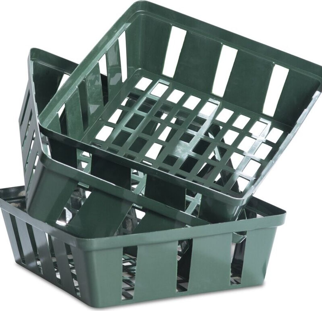 Blumenzwiebel-Pflanzschale eckig, 3 Stück Produktbild 