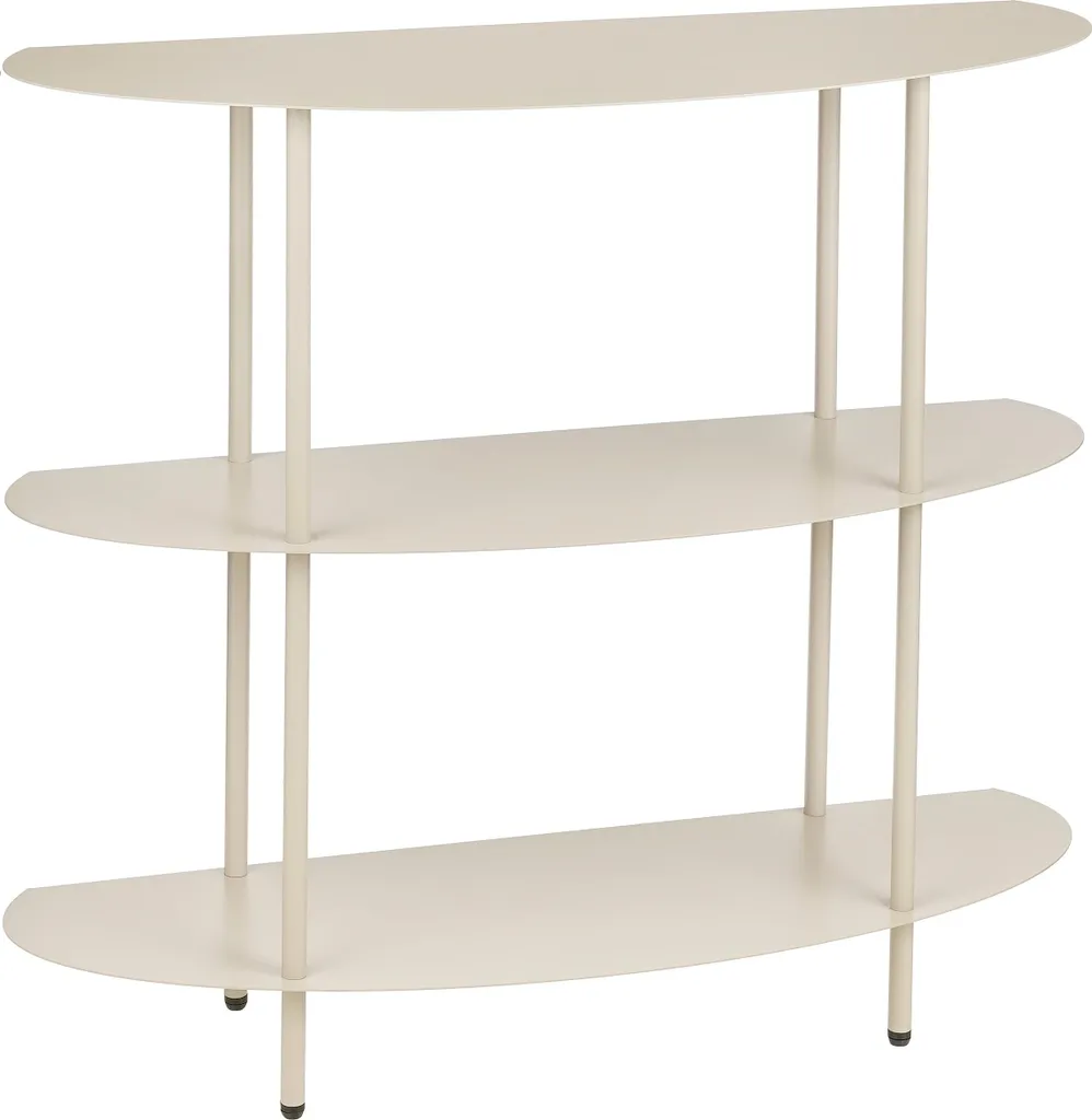 Étagère murale Mica Decorations en métal blanc cassé L90 x l28 x H81 cm