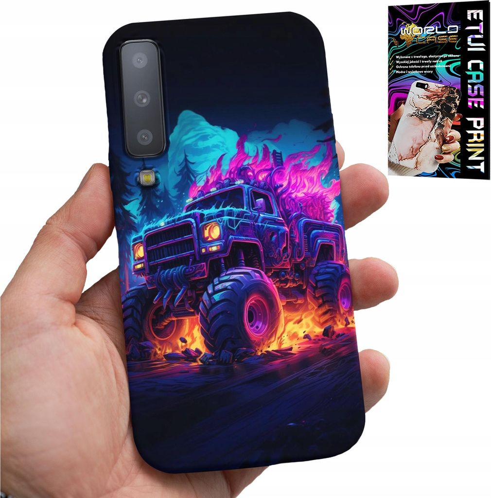 Hülle Für Samsung A7 2018 - Monstertruck Mega Truck Designs Hülle