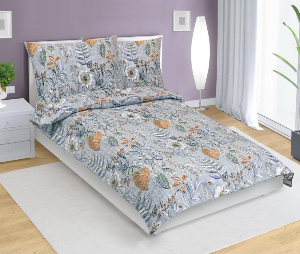Kreppleinen - Violett - 140x220, 70x90