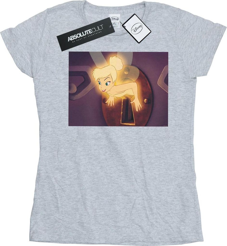 Disney - "Lock Squeeze" T-Shirt für Damen BI47863 (S) (Grau)