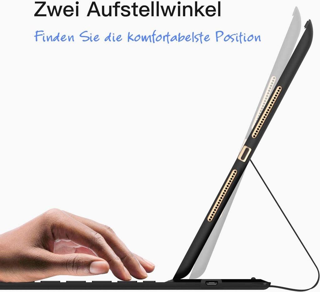 Inateck Ultraleichte Tastatur Hülle für 10,2 Zoll iPad 2021 Produktbild 3