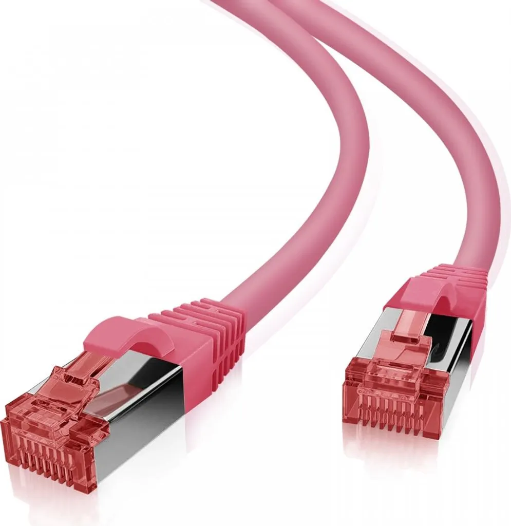 Cavo LAN Helos Cat 6 5m Magenta 118045 S/FTP - Zero Interferenze - 1