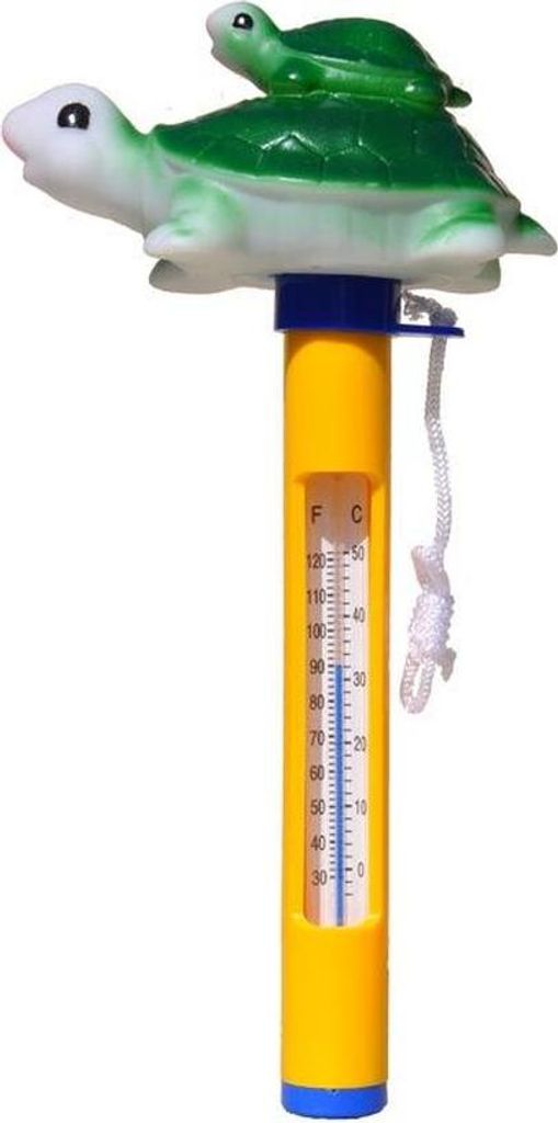 Schwimmender Thermometer mit Schwimmer in Form einer Schildkröte