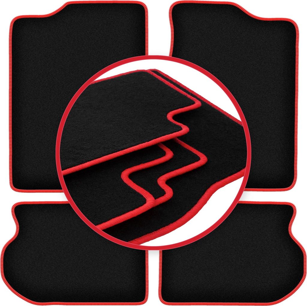 CARLUX-RED Autofußmatten für: Suzuki Vitara I Offroad (1988-1997)