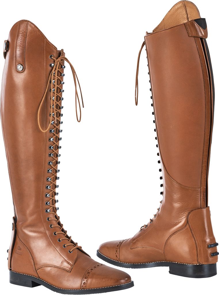 BUSSE Reitstiefel Laval Lederreitstiefel Cognac
