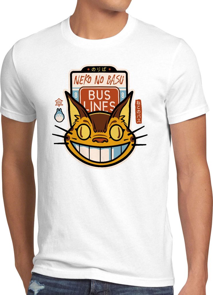 style3 Katzenbuslinie Herren T-Shirt anime cosplay anime cosplay nachbar