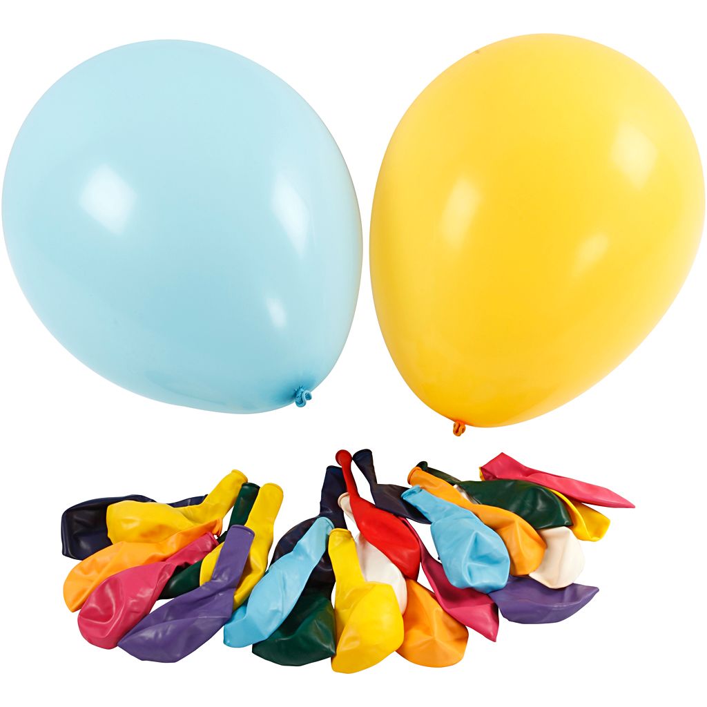 Creativ Company Luftballons XL 41 cm bunt 50 Stück Helium geeignet