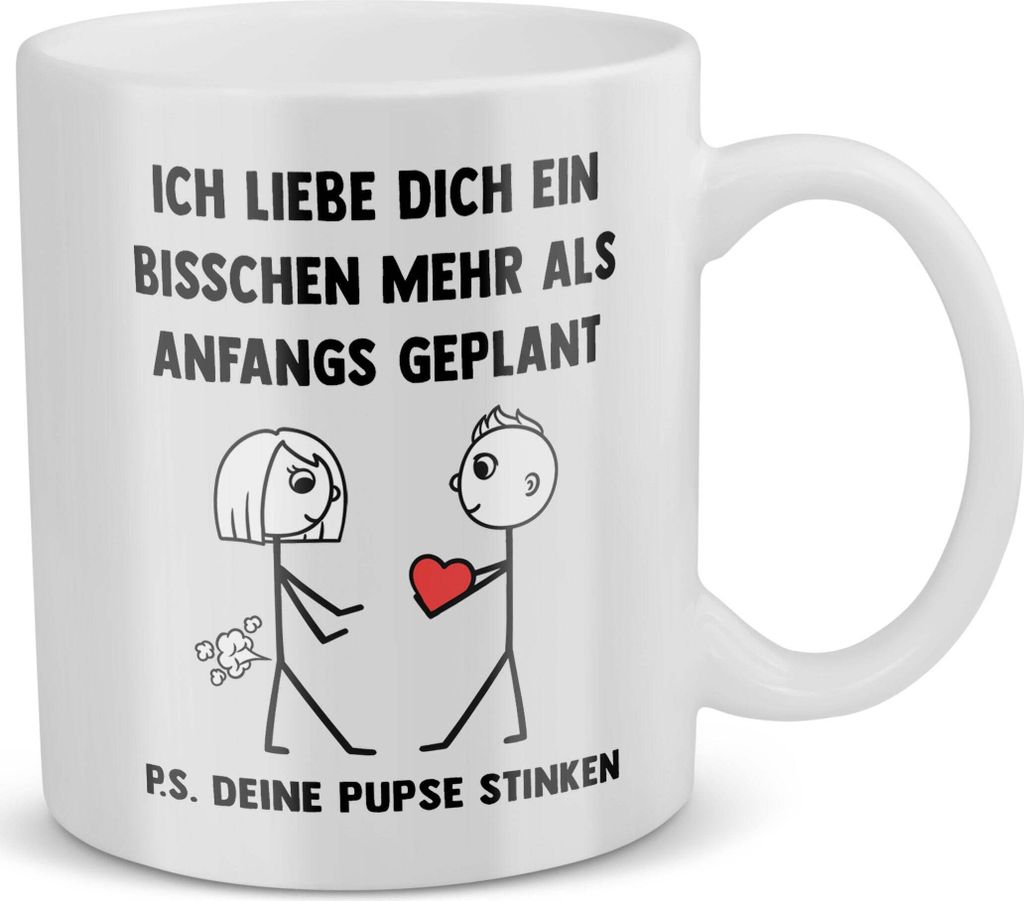 22Feels Frauen Jahrestag Geschenk Hochzeitstag Ehefrau Valentinstag Freundin Tasse Geburtstag für Sie Kaffeetasse Haferl Weihnachten Geschenkidee