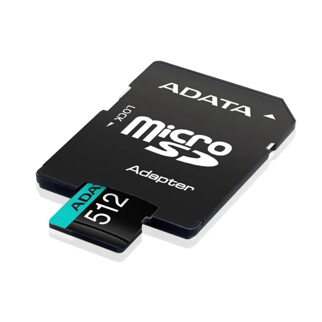 MicroSDXC 512 Go Adata Premier Pro V30 A2 avec Vitesse Ultra Rapide