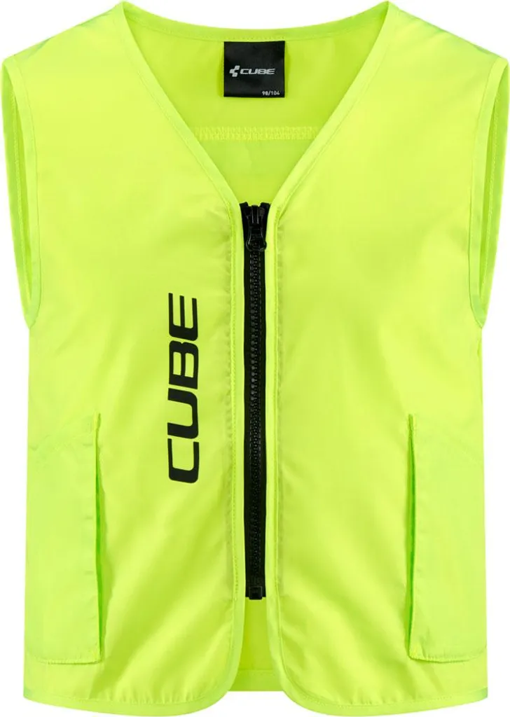 Gilet Cube Safety Rookie Cmpt jaune XL pour cycliste