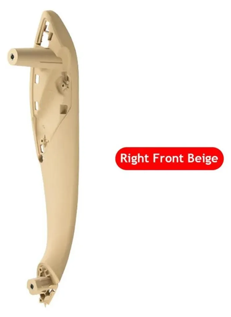Poignée de porte avant droit beige en ABS haute résistance pour auto