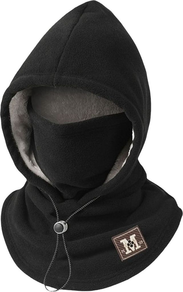 Winter-Sturmhaube, winddicht, Ski-Gesichtskissen, Fleece-Halswärmer für Männer und Frauen, doppellagige Thermo-Kopfbedeckung zum Skifahren, Radf...