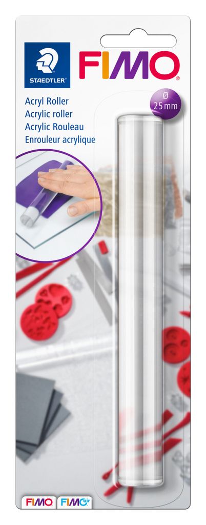 Forniture per modellazione FIMO® rullo acrilico su blister Immagine del prodotto 