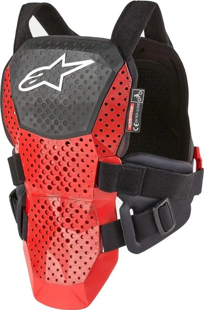 Alpinestars Bionic Tech : Veste de protection moto ventilée Rouge/Noir - 3