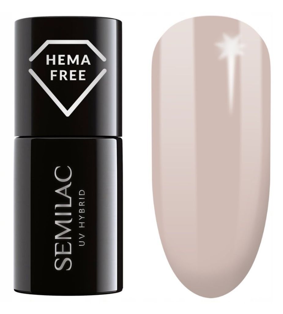 SEMILAC Lakier hybrydowy 414 Evening Sand (bez HEMA) 7ml Zdjęcie produktu 