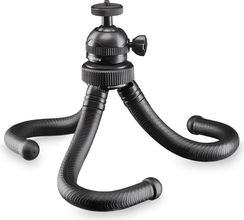 Mantona Gibbo Flex Ministativ 30 cm, Kamera Stativ mit Produktbild 