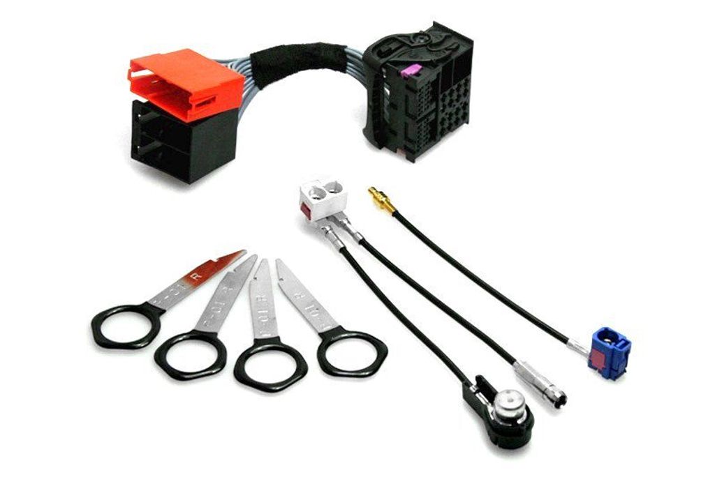 Do Audi A6 4B C5 Oryginalny adapter radiowy Kufatec SET Zdjęcie produktu 