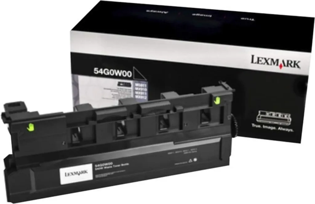 Toner noir Lexmark 54G0W00 original, consommable pour rechange 1pc