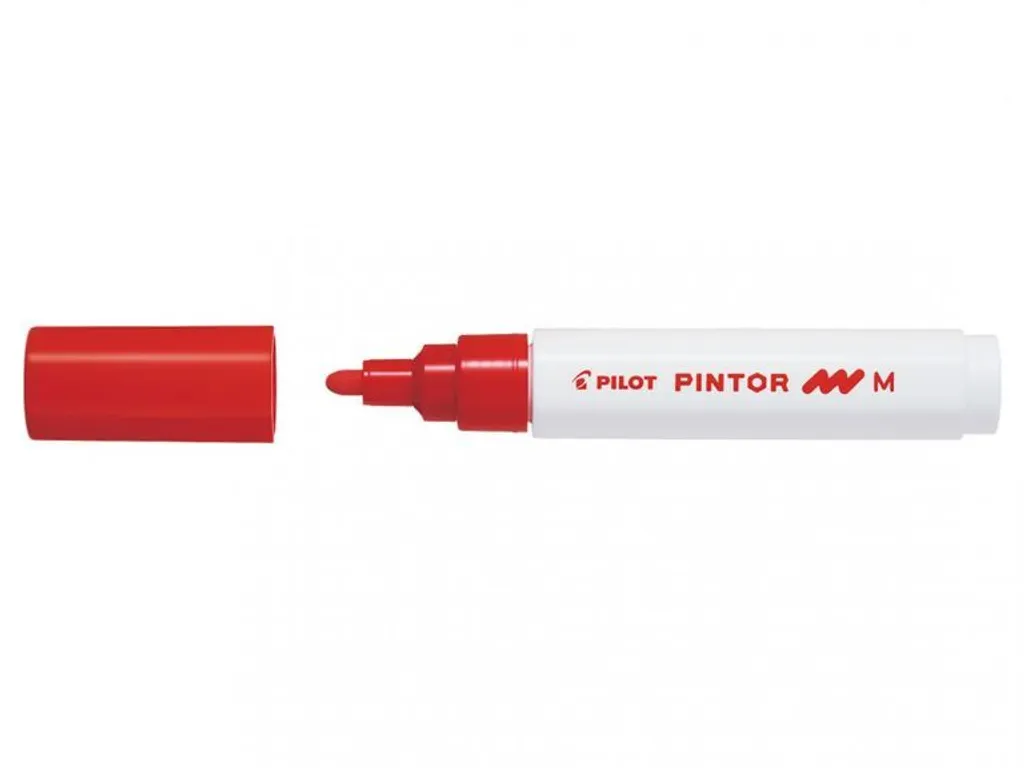 Feutre Peinture Pilot Pintor Rouge - Marquage Permanent Multi-supports