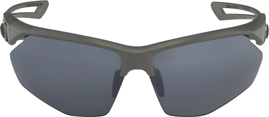 Alpina Nylos HR Lunettes de sport à demi-cadre blanches légères et chic