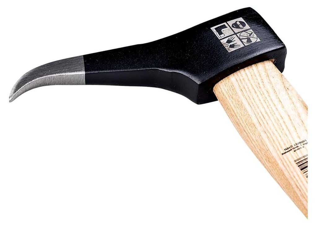 Sappie aus Eschenholz - Sappiekopf 550g - Länge 40cm - Stiel aus Eschenholz - Forstwerkzeug für Holz - Holzzange - Holzheberhaken - Wendehaken & ...