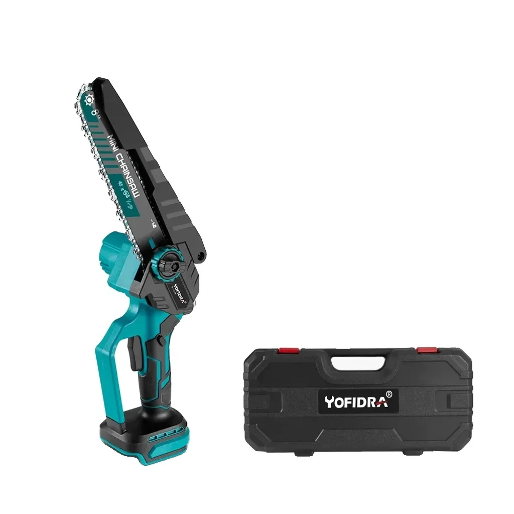 Mini Motosega Batteria CRIMSON 8" - Potatura Facile e Taglio Legno Rapido