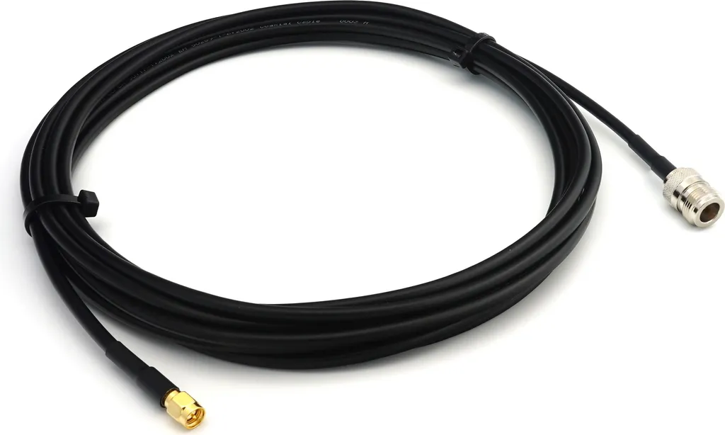 SMA maschio a N femmina RG58 cavo coassiale 3m - estensione cavo antenna a bassa perdita 50ohm - per antenna WiFi RF GSM LTE 4G 5G 6G router amplificatore di segnale Lora Ham CB radio