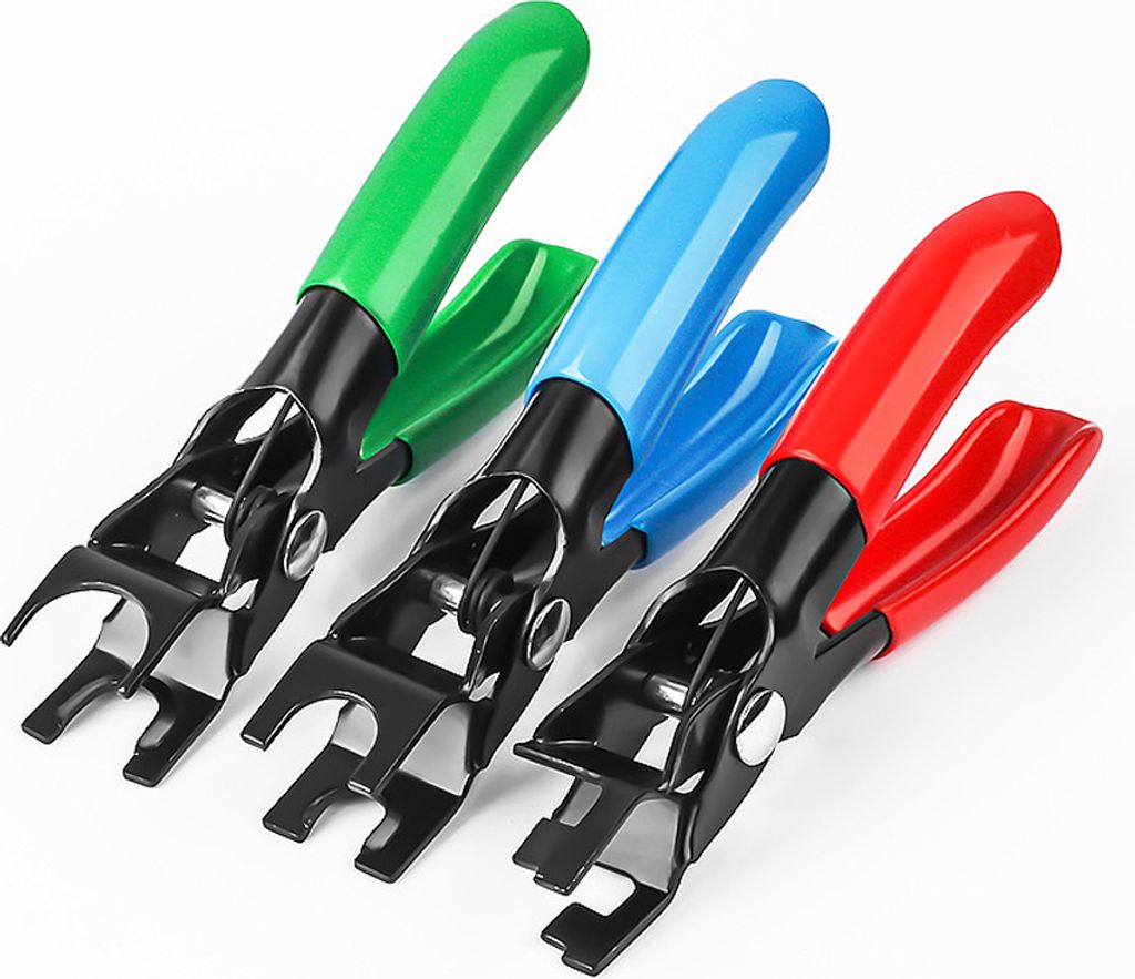 3PCS Auto Automotive Wasserschlauch Kraftstoff Rohrschelle Zange Abisolierzange Bündel Klemme Flachband Ringe Removal Tool