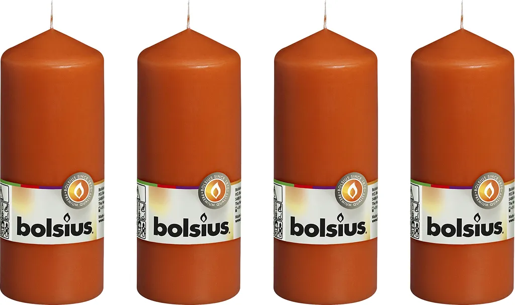 4 Candele Profumate Mango 15x5,8 cm - Atmosfera Tropicale e Relax