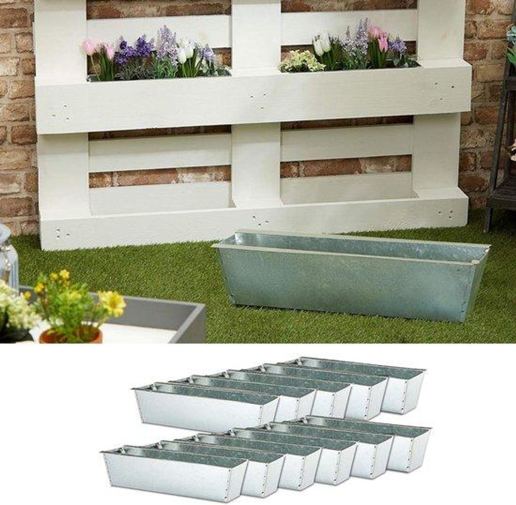 Zink-Plantenbak-Set für Europallets