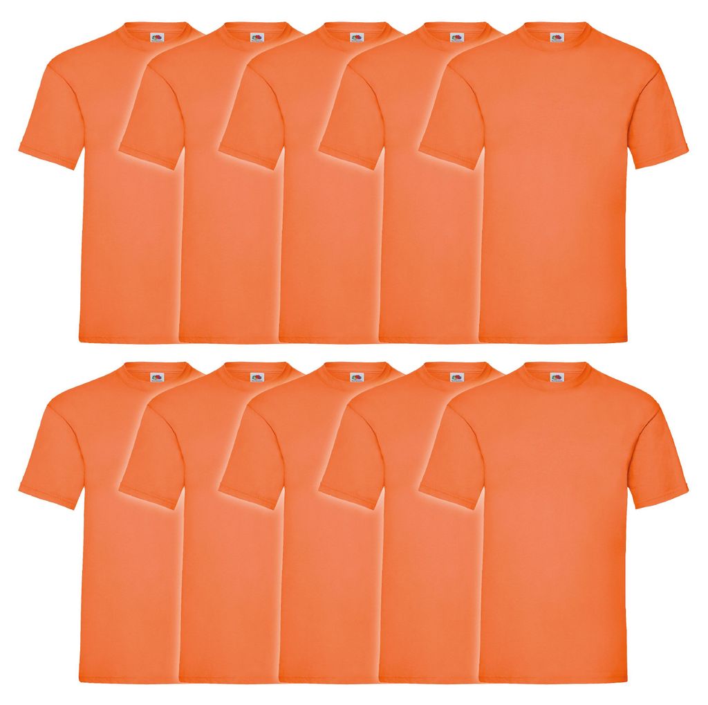 10er Pack Fruit of the Loom Valueweight T-Shirt Farbe: Produktbild 