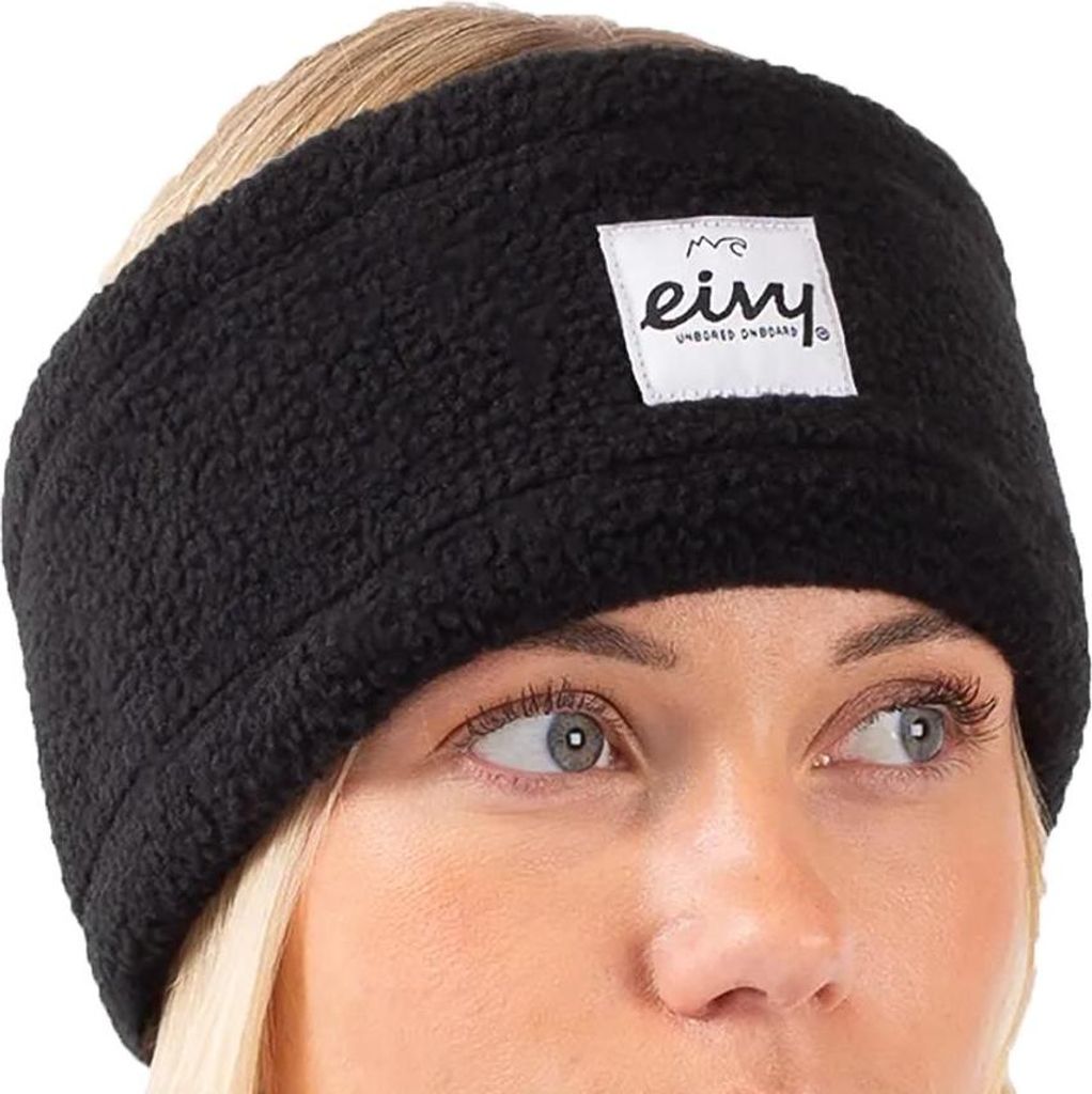 Eivy Throwback Sherpa Headband Black .