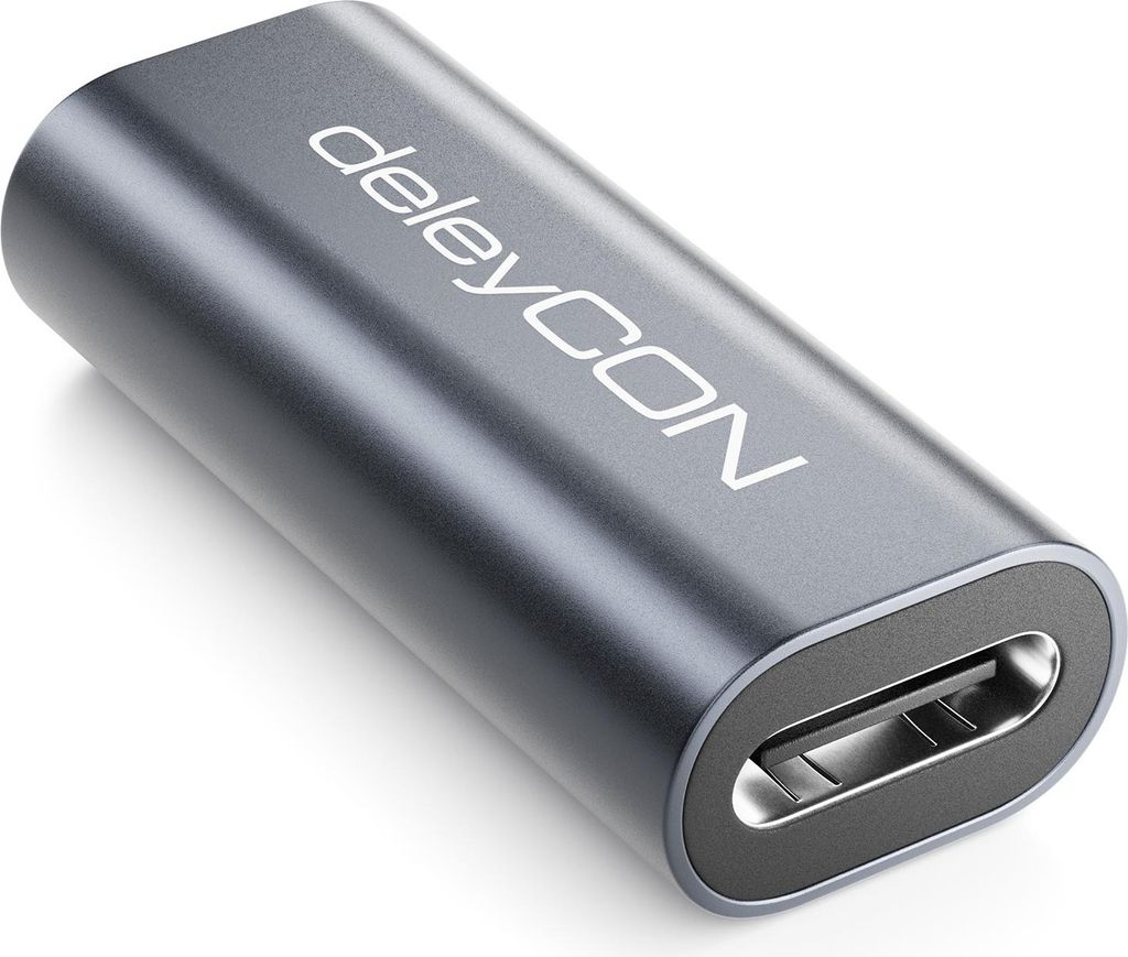 deleyCON USB-C Kupplung 40Gbps, 240W, 8K60Hz, USB 4.0 Produktbild 