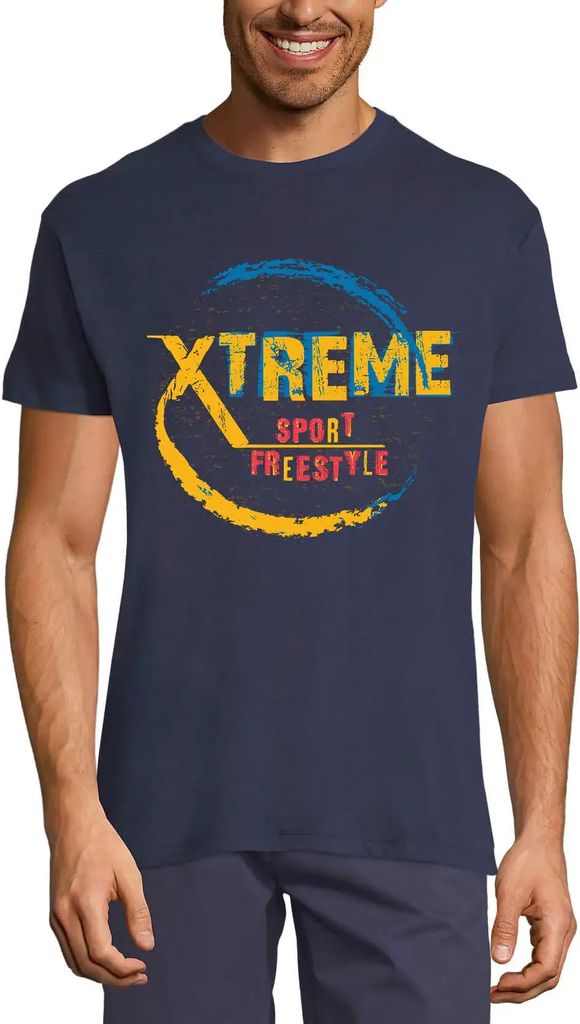 Herren Grafik T-Shirt Extremsport Freestyle – Xtreme Sport Freestyle – Öko-Verantwortlich Vintage Jahrgang Kurzarm Lustige Druck Geburtstag Ge...