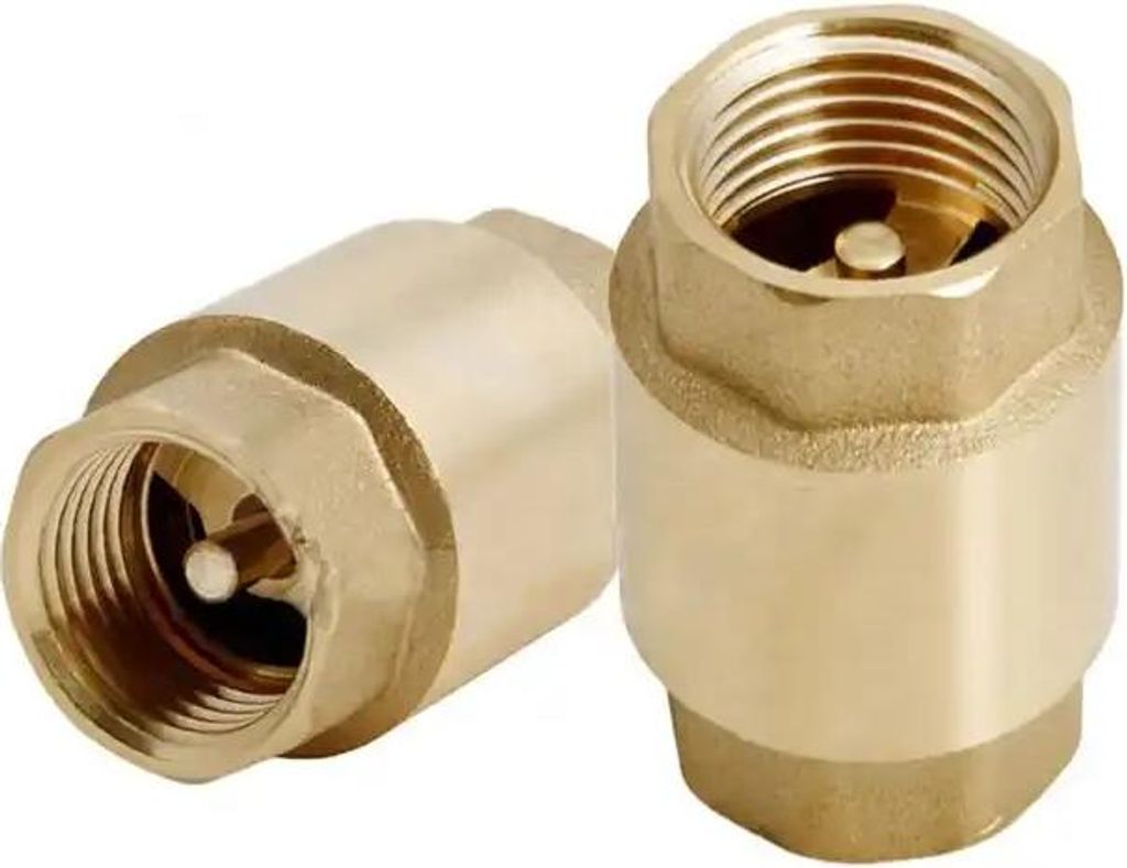 Valvola Di Non Ritorno In Ottone Agora-Tec – 1 Pollice (1") Filettatura Interna – Per Pompe E Impianti Di Irrigazione