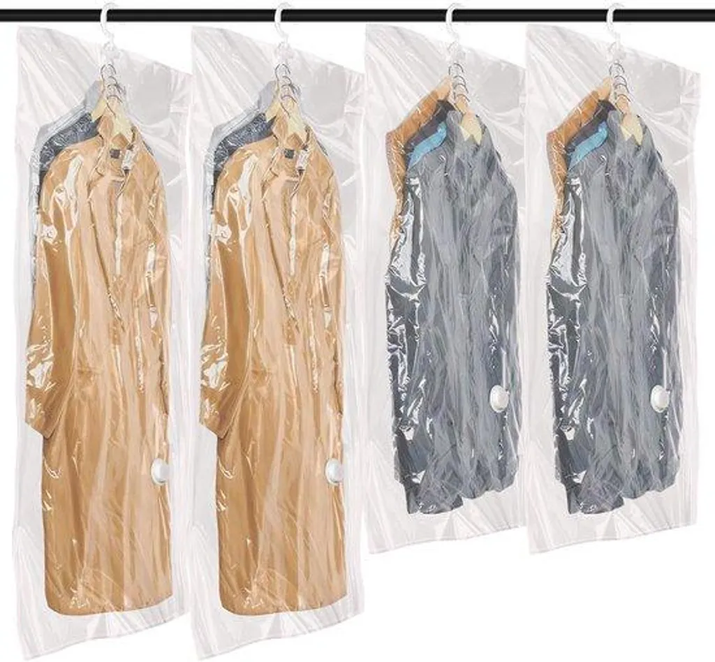 Housses de rangement sous vide lot de 5 pour vêtements et linge de lit