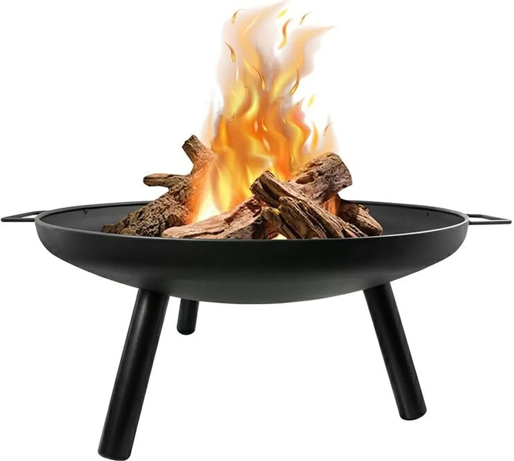 Brasero Extérieur 4 Fire Gotel GP1 avec Grill Intégré en Acier Robuste
