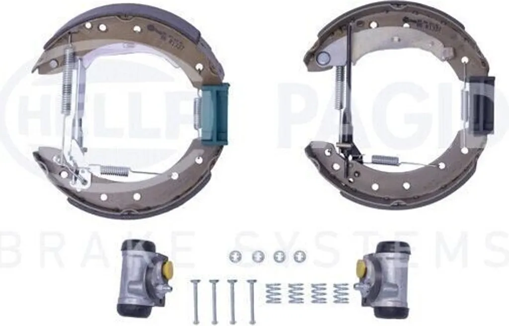 Plaquettes de frein HELLA OE 4241J5 haute résistance pour Clio 2